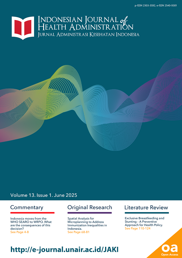 Indonesian Journal of Health Administration Vol 12 No 1 2024