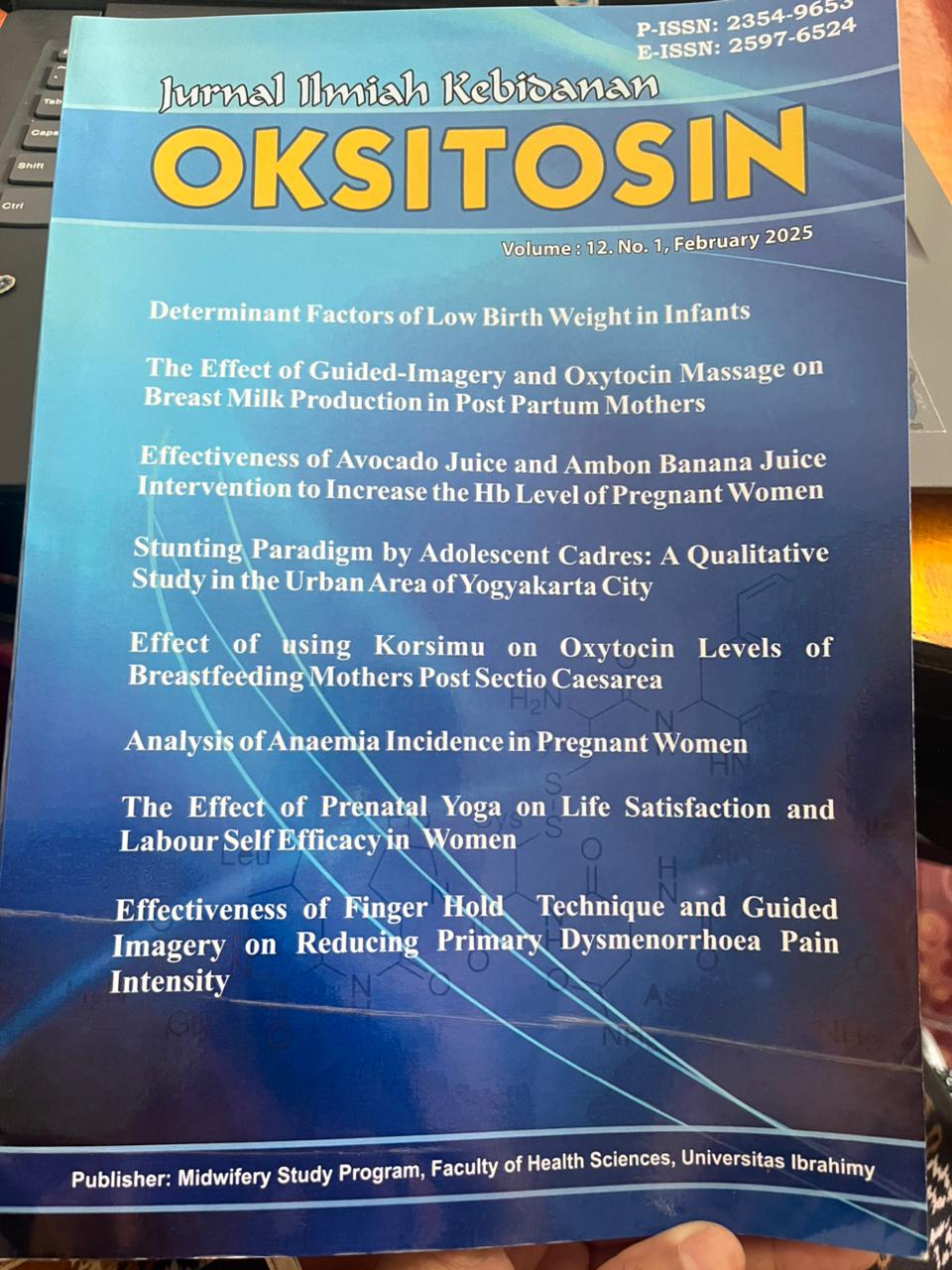 Jurnal Ilmiah Kebidanan : Oksitosin Vol.12 No.1