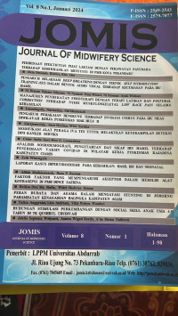 Image of JOMIS : Journal Of Midwifery Science Vol.9 No.1, Januari 2025