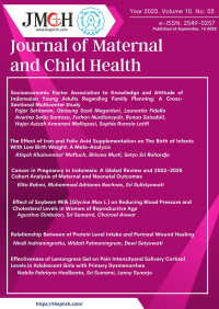 Image of Journal of Maternal and Child Health Vol. 10 No. 5 Tahun 2025