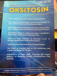 Image of Jurnal Ilmiah Kebidanan : Oksitosin Vol.12 No.1